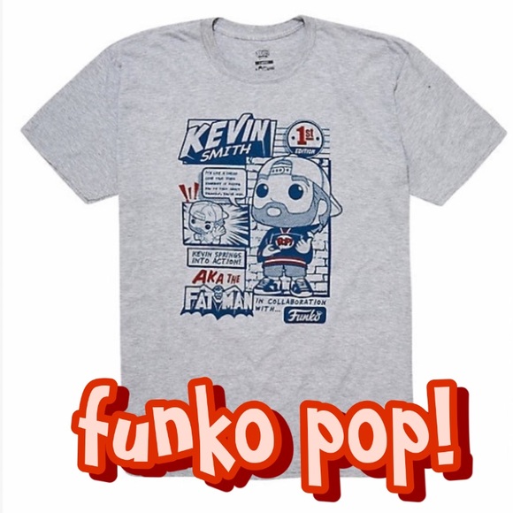 Funko Other - RARE! Funko Pop T-Shirt Kevin Smith "Fat Man"
